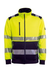 Sweatshirt jakke, gul/marineblå, XXS_43342694002