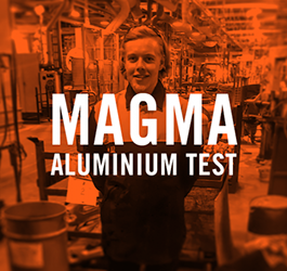Tranemo Har Testet 2 Typer Flammehæmmende Magma Metervarer Mod 660,3°c Smeltet Aluminium